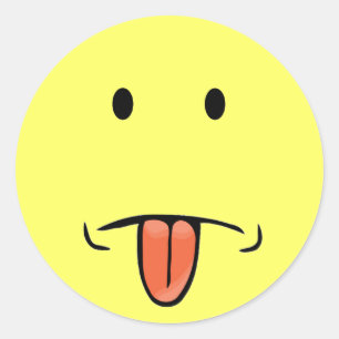 Etiquetas engraçadas da cara