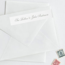 Envelope de Endereço Clássico de Devolução Verde S