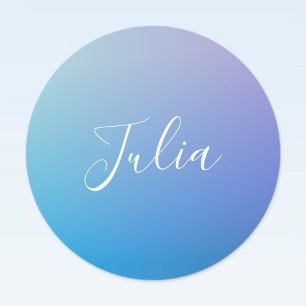 Etiquetas Escrevendo de Script Editável Moderno   Colorida O