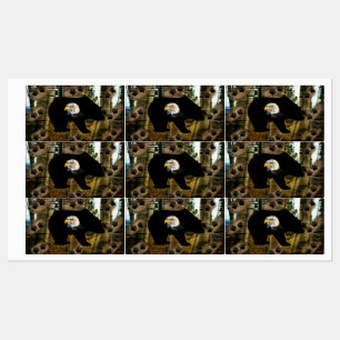 Etiquetas Estampas do Urso Negro