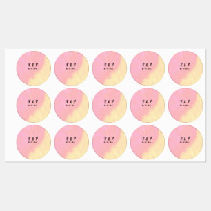 Etiquetas estilo de texto minimalista simples branco casamen