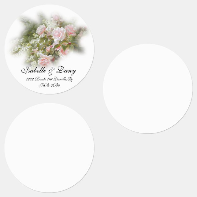 Etiquetas Étiquettes moyennes rondes imperméables (Grupo)