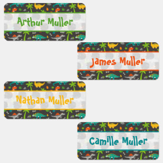 Etiquetas Etiquettes Vêtements pour enfant Thème Dinosaure