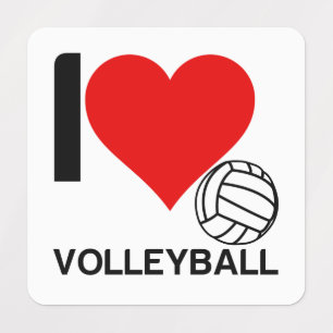 ETIQUETAS EU OUÇO VOLLEYBALL
