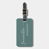 Etiquetas Eucalyptus para Bagagens Plano de Mesa d