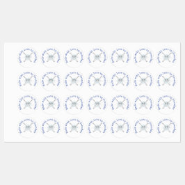 Etiquetas Feita com amor pela vovó Crochet Iron-On Labs