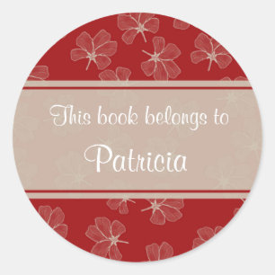 Etiquetas feitas sob encomenda do Bookplate das