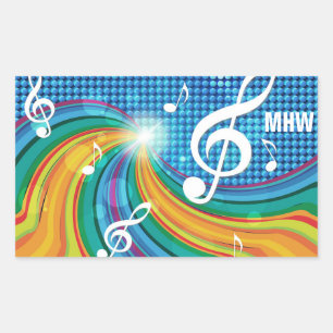 Etiquetas feitas sob encomenda do monograma da