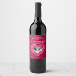 Etiquetas feitas sob encomenda do vinho do