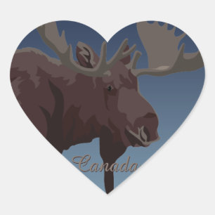 Etiquetas feitas sob encomenda dos alces de Canad