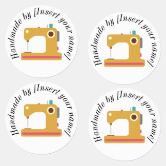 Etiquetas Feito à Mão pela Sua Máquina de Costura "Iron-On"