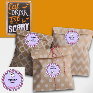 Etiquetas Feliz Halloween Ghouls Hunting Party Personalizar