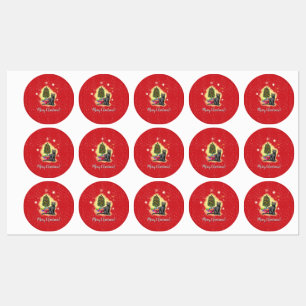 Etiquetas Feliz Natal Cat