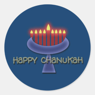 Etiquetas felizes de Chanukah