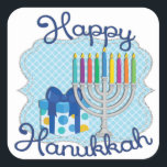 Etiquetas felizes de Hanukkah<br><div class="desc">As etiquetas de Hanukkah são grandes para partidos e presentes!</div>