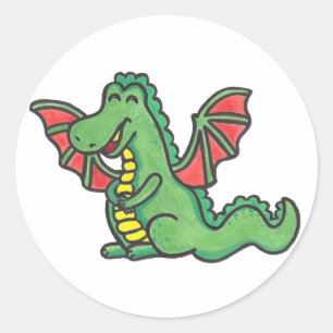 Etiquetas felizes do dragão
