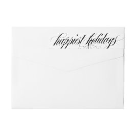 Etiquetas Feriado Floral de Natal Elegante