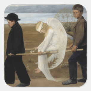 Etiquetas feridas do anjo de Simberg