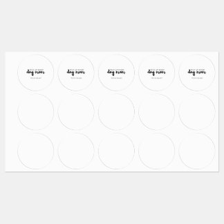 Etiquetas Fica em casa É assim que o cão é a estrela da plac