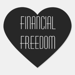 Etiquetas financeiras da liberdade