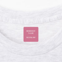 Fixação Rosa Residencial Personalizado nos Rótulos