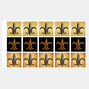 Etiquetas Fleur De Lis Lebels
