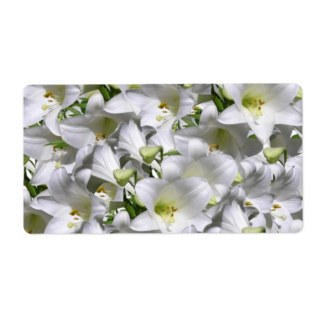 Etiquetas Florais (Frente)