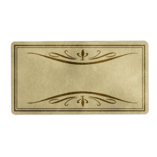 Etiquetas florescidas do Apothecary