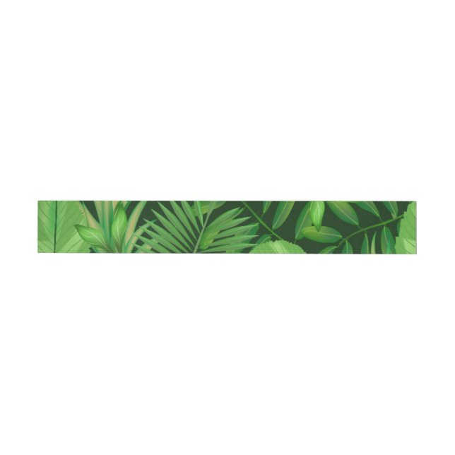 Etiquetas Folhas tropicais 3 (Individual)