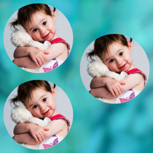 Etiquetas Foto da Criança, Namorado, Cônjuge, Mãe ou Pet