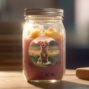 Etiquetas Foto Personalizada Com O Nome Do Seu Cachorro