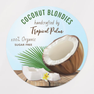 Etiquetas Fruta de coco