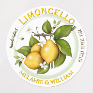 Etiquetas Fruta Limon Limoncello Gift