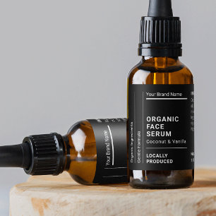 Etiquetas Garrafa Moderna de 1 OZ 30ml com Rótulo Impermeáve
