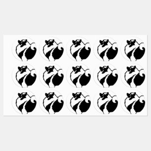 Etiquetas Gráficos Keeshond - Arte de Cachorro Original