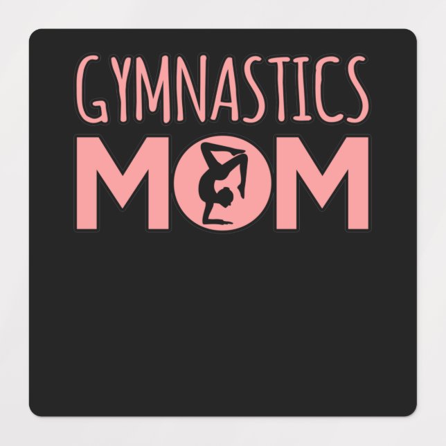 Etiquetas Gymnastics Mom Gymnast Gymnastic Sports Lover Grap (Design 1)