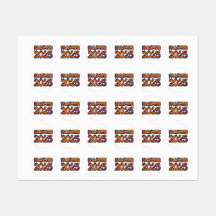 Etiquetas Halloween 2025 - Colorful Cartoon Cutout Sticker