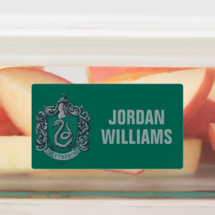 Etiquetas Harry Potter   Slytherin Crest Green