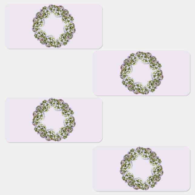 Etiquetas Hydrangea Wreath (Grupo)