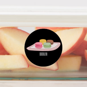 Etiquetas Ilustração de desenho de Macaron