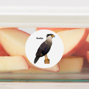 Etiquetas Imagem de desenho animado de aves de caracara enca