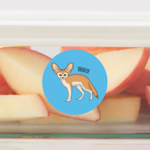 Etiquetas Imagem de desenho animado de fennec fox