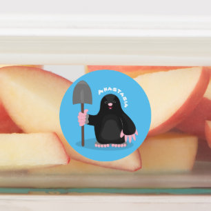 Etiquetas Imagem de desenhos animados alegres e bonitos