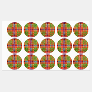 Etiquetas Impermeáveis MAC RAE TARTAN