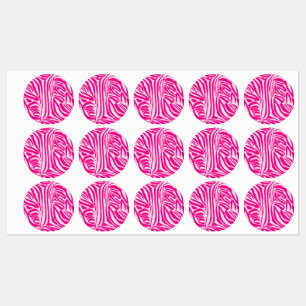 Etiquetas Impressão zebra rosa