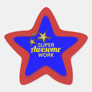 Etiquetas impressionantes Super-Duper do estudante