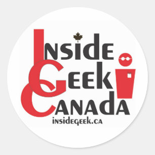 Etiquetas internas de Canadá do geek
