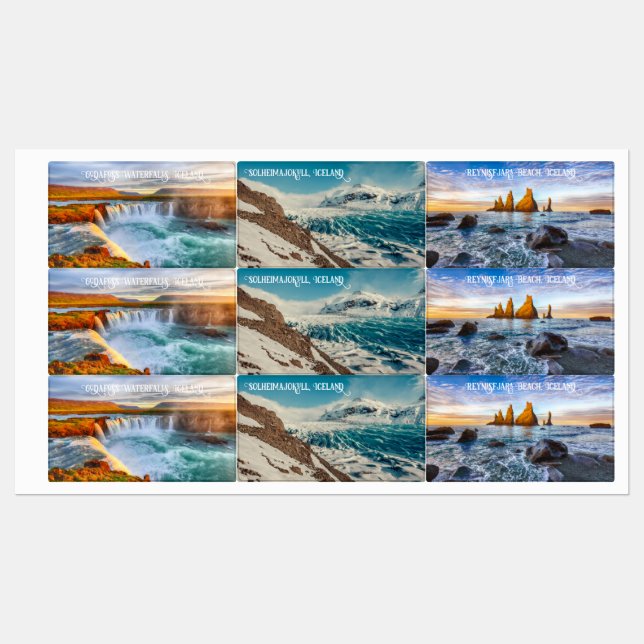 Etiquetas Islândia (Folha)