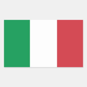 Etiquetas italianas da bandeira