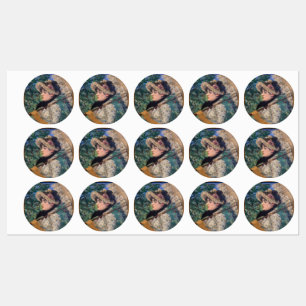 Etiquetas Jeanne (Primavera) Por Édouard Manet